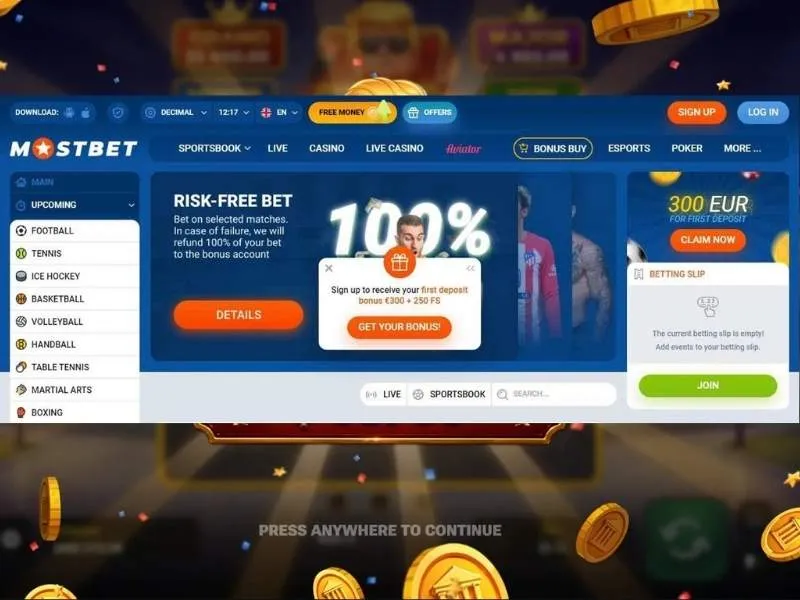 Mostbet Welcome Bonus